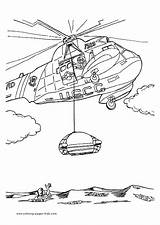 Helicopter Coloring Rescue Mission Pages Color Kids Transportation Sheets Printable Helicopters Coast Guard Sheet Boat Kid Motor sketch template
