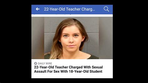 22 year old teacher charged with sexual assault for