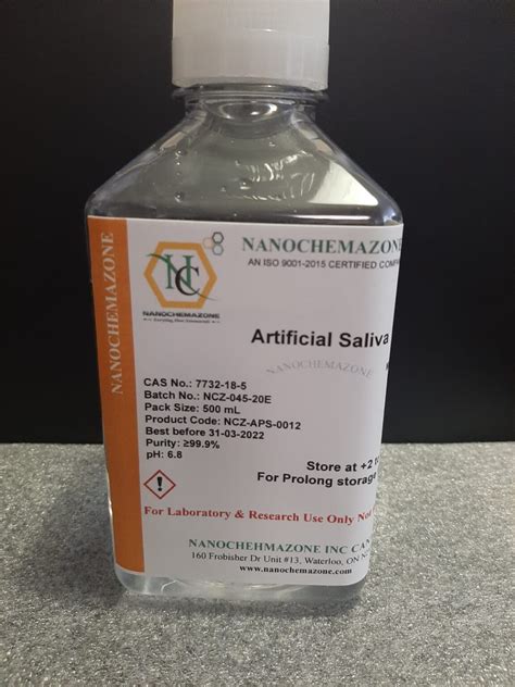 artificial saliva  price synthetic saliva composition nanochemazone
