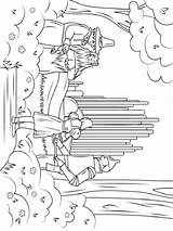 Wizard Oz Coloring Pages Toto Template sketch template