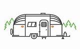 Airstream Trailer Caravan Clip Designspiration Laostudio Airstreams Ffffound Campers Caravans Rodante sketch template