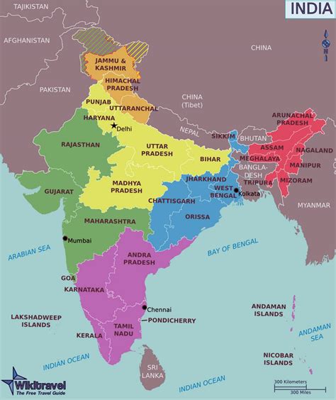 large regions map  india india asia mapsland maps   world