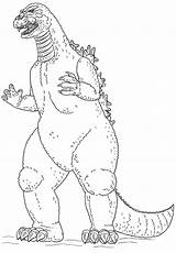 Godzilla Colorear Dibujosonline Categorias sketch template