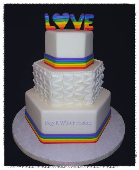 The 25 Best Gay Wedding Cakes Ideas On Pinterest Lgbt