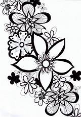 Doodle Doodles Drawings Drawing Quick Cute Flowers Very Doodling Flower Coloring Easy Pages Draw Zentangle Done Today Colouring Garden Try sketch template