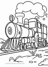 Lokomotive Malvorlage Malvorlagen Ausdrucken Eisenbahn Fahrzeuge Ausmalbild Ausmalen Kostenlos Zug Dampflok Thomas Kleurplaat sketch template