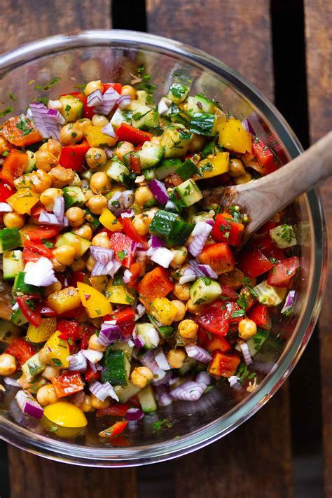 mediterraner kichererbsen meal prep salat  minuten kochkarussell