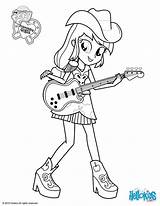Coloring Pages Applejack Pony Little Colouring Kids sketch template