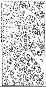 Karla Gerard Hundertwasser Doodling Pattern Malvorlagen Ausmalbilder Adulte Bordado Paysage Template Adulti Quilting Klimt Malen Kunstunterricht Charlean Starr Enfant Galler sketch template