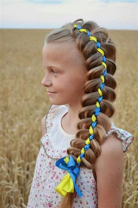 Коса патріотична ukraine hair styles ukrainian art ukraine