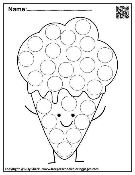 set  summer dot markers pages