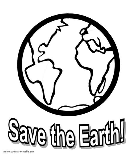 save  earth coloring book coloring pages printablecom