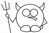 Devil Draw Cartoon Easy Drawing Clipart Cartoons Pic Library sketch template