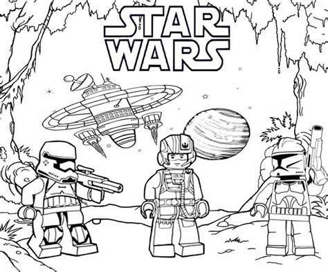 lego star wars  coloring page  printable coloring pages  kids