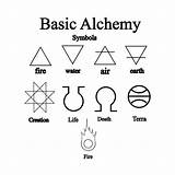 Alchemy Symbols Alchemical Emblems Occult Diagrams Memory Arts sketch template