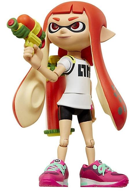 inkling girl splatoon 4 figure world of nintendo world of nintendo figures and playsets