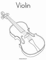 Violin Twistynoodle Fiddle Noodle Twisty Coloringhome источник sketch template