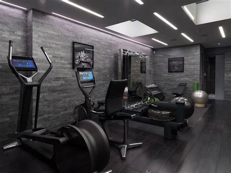 luxury home gym design encouraging family fitness