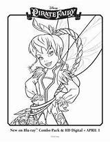 Pirate Fairy Coloring Tinkerbell Pages Printable Fawn Disney Sheet Fairies Tinker Bell Friends Skgaleana Books Tweet sketch template