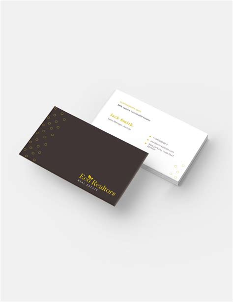 property management business card templates examples edit