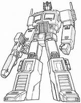 Coloring Pages Transformers Optimus Prime Printable Colouring Kids Learning sketch template