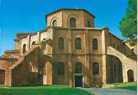 journey  postcards basilica  san vitale ravenna italy