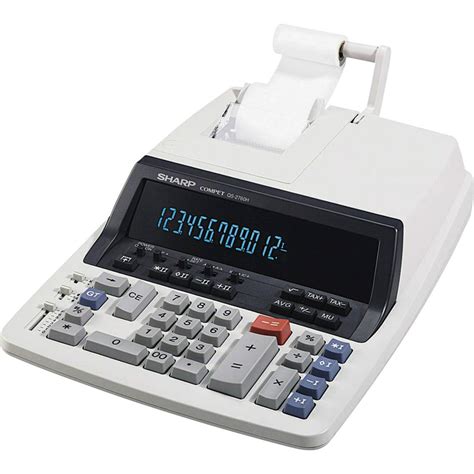 sharp calculators shrqsh qs   digit professional heavy duty commercial printing