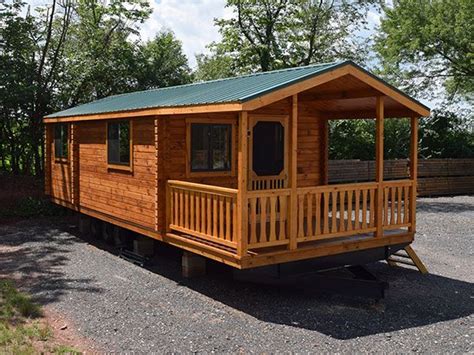 ozark log cabin log cabin rustic park models mobile home exteriors