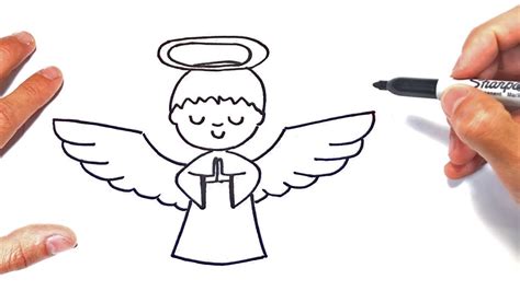 como dibujar  angel paso  paso dibujo de angel youtube