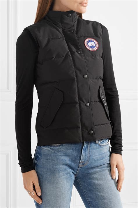 canada goose freestyle slim fit down vest online only in 61 black