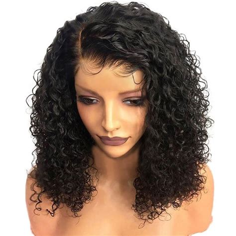 shop generic brazilian rose hair net full wig bob wave black natural  women wigs