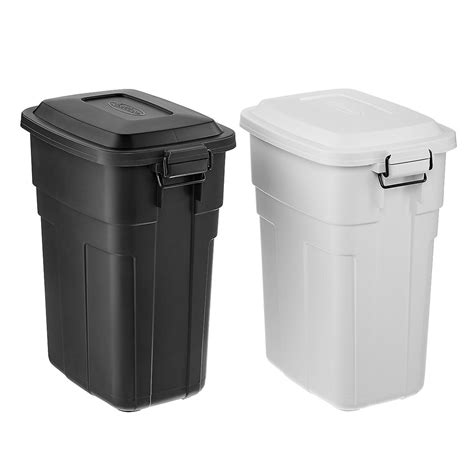 7 7 gal 30 l trash and recycle bin the container store