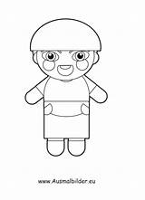 Puppe Puppen Ausmalbild Ausdrucken sketch template