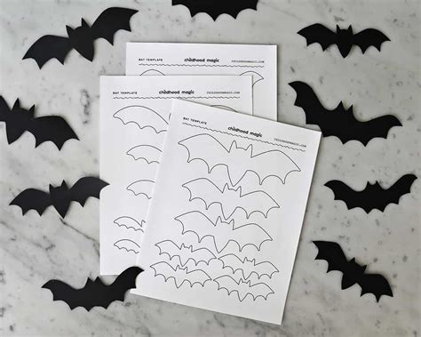 bat outline printable