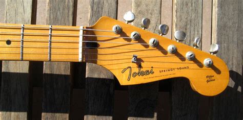 tokai springy sound  burst stratocaster guitar culture