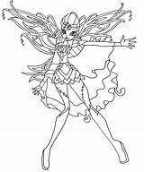 Coloring Pages Bloomix Winx Club Sirenix Musa Print sketch template