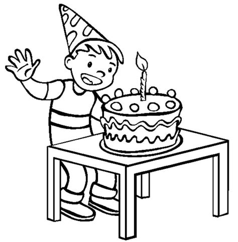 boy birthday coloring coloring pages