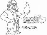Clash Clans Coloring Pages Wizard Printable Kids Tower Print Golem Superheroes Getdrawings Coloringbay sketch template