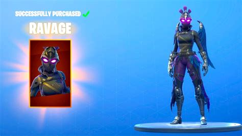 Fortnite New Ravage Skin Female Raven Before You Buy