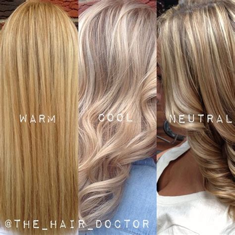 The Difference Between Warm Cool And Neutral Blondes