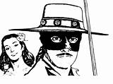 Zorro Kolorowanki sketch template
