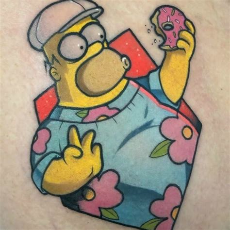 Tatuagem Do Homer Simpson Descubra O Significado Por Trás Desse ícone