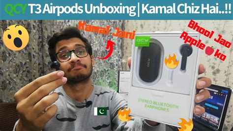 qcy  wireless airpods unboxing review   daraz qcy   apple airpods