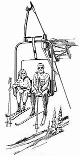 Lift Ski Chair Drawing Clipart Chairlift Coloring Collaboration Skiing Clipground Paintingvalley Drawings Stock Recreation Sports Index Formats Available sketch template
