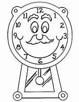 Clock Coloring Pages Grandfather Drawing Daylight Savings Time Color Getdrawings Mustache Place Printable Getcolorings sketch template