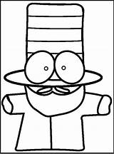 South Park Coloring Mr Kids Hat Pages sketch template