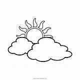 Cloudy Coloring Pages Template sketch template