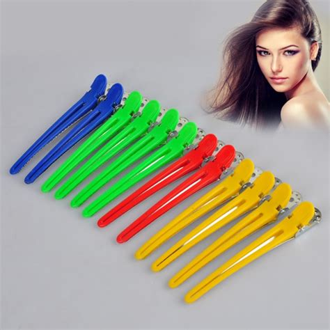 12pcs Hot Professional Hairdressing Hair Sectioning Clips Clamps Super