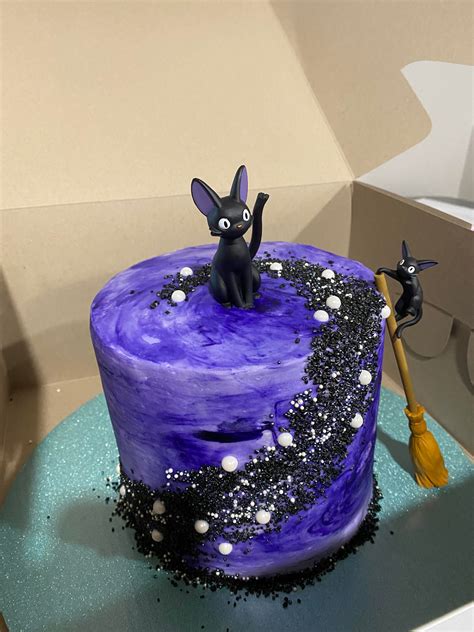 Kiki’s Delivery Service Inspired Cake With Not One But Two Jijis For