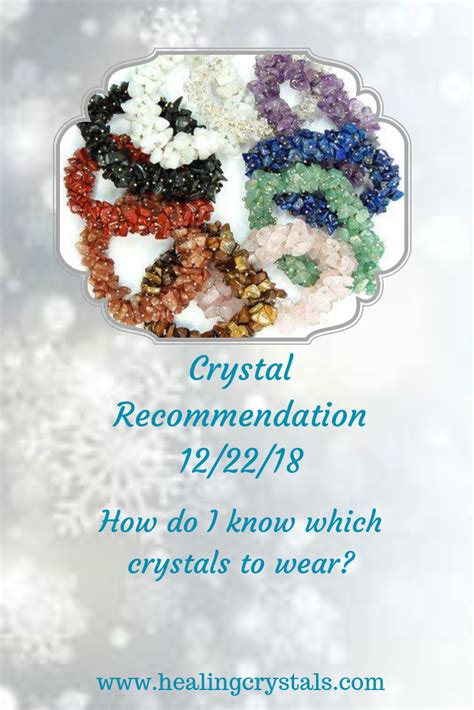 pin  crystal recommendation   day